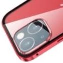 iPhone14系新機種対応 両面保護ケース アルミフレーム ガラスフィルム不要 カメラ保護 全面保...