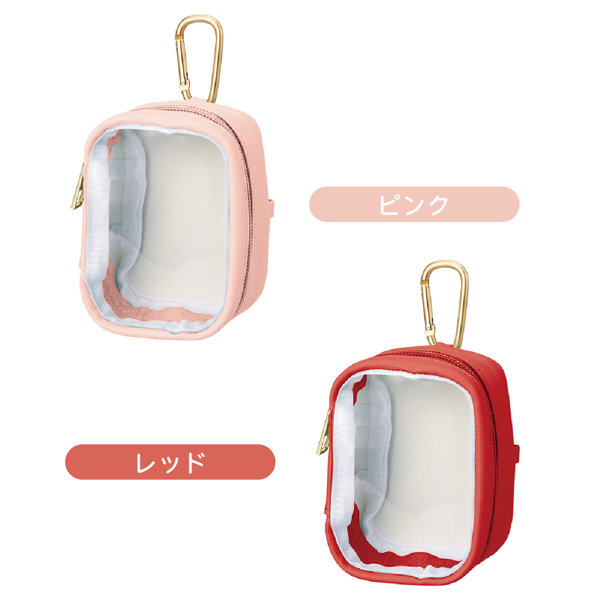 ぬいポーチ 小さめ 10cm ぬいぐるみポーチ 推し活 ミニ 透明 シンプル