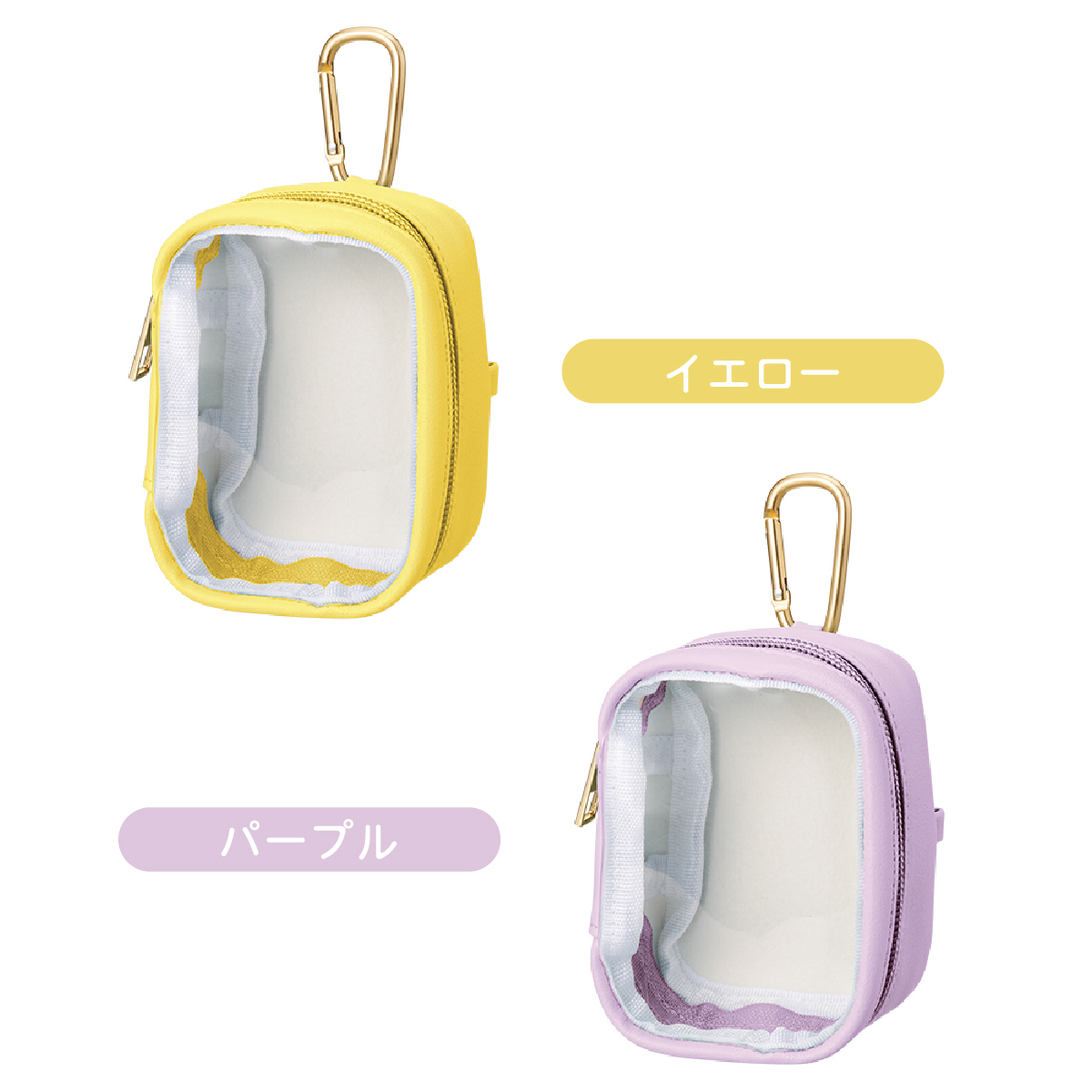 ぬいポーチ 小さめ 10cm ぬいぐるみポーチ 推し活 ミニ 透明 シンプル