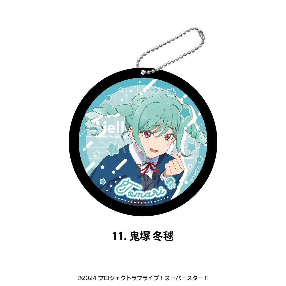 バラ売可)  Free! バースデー　ラバーストラップ　メッセージ入りコースター ラブライブ！ スーパースター!! ラバーコースター コースター
