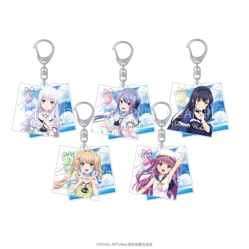 Summer Pockets トレーディング レイヤーアクリルキーホルダー アニメ