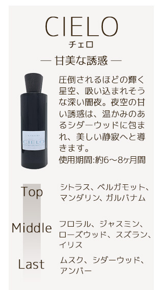 リナーリ (交換用リフィル) リードディフューザー 500ml チェロ(CIELO