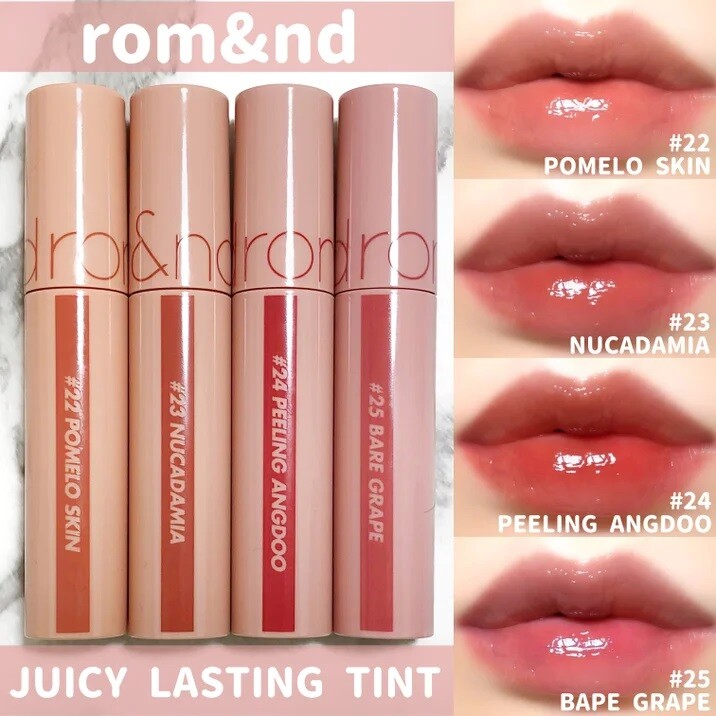 rom&nd ロムアンド) JUICY LASTING TINT ジューシーラスティングティント リップ ティント 色持ち ティント 口紅 取れない