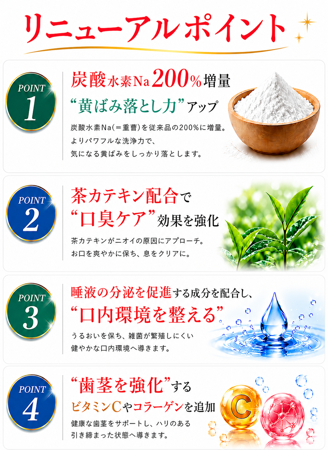ホワイトニング 歯磨き粉 歯が白くなる 黄ばみ...の詳細画像4