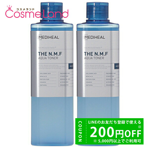 �y�Z�b�g�z ���f�B�q�[�� MEDIHEAL THE N.M.F �A�N�A �g�i�[ 500mL 2�{�Z�b�g ���ϐ� ���[�V����