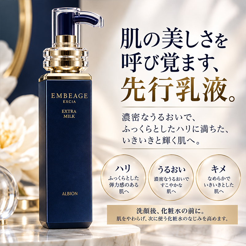 EMBEAGE アルビオン ALBION エクシア アンベアージュ エクストラミルク
