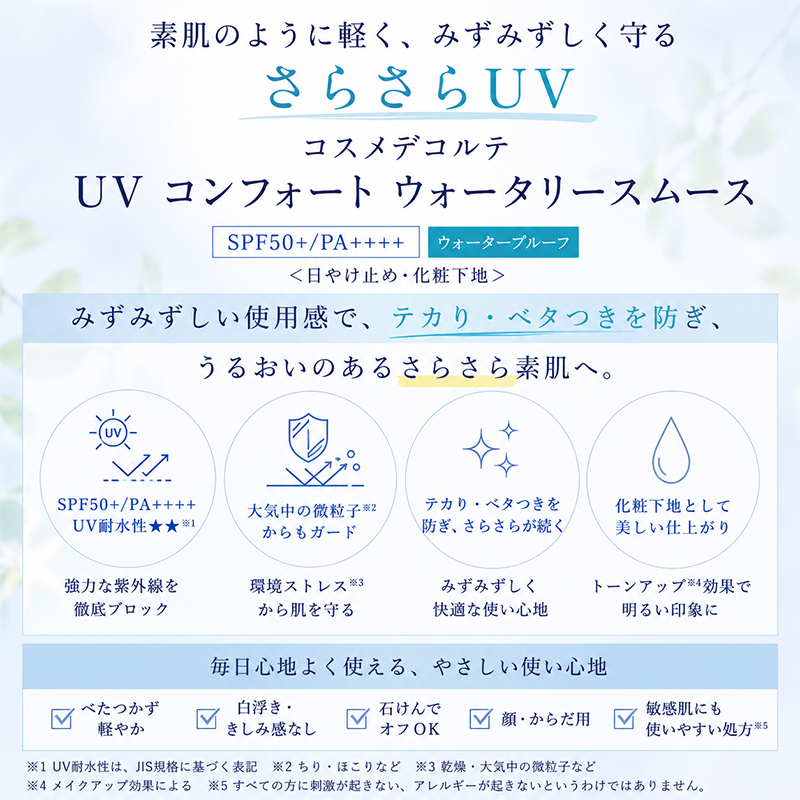 DECORTE（デコルテ） コスメデコルテ UV コンフォート ウォータリー