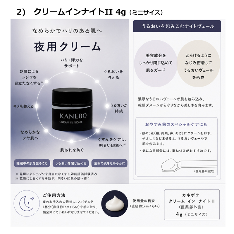 KANEBO（カネボウ） スキンケアセット クリーム イン デイII キットa