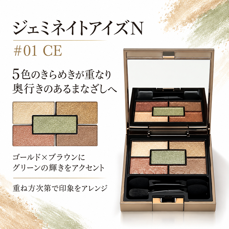 LUNASOL（ルナソル） ジェミネイトアイズN #01 CE 4.8g アイシャドウ