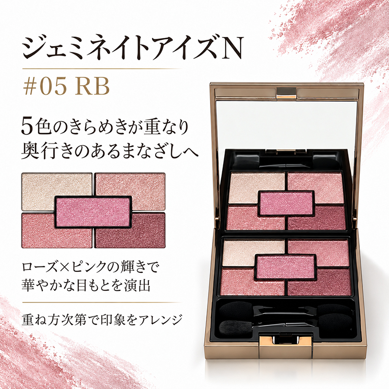 LUNASOL ルナソル アイシャドウ まとめ売り リップ付き LUNASOL（ルナソル） 訳あり 外箱ダメージ ジェミネイトアイズN #05 RB