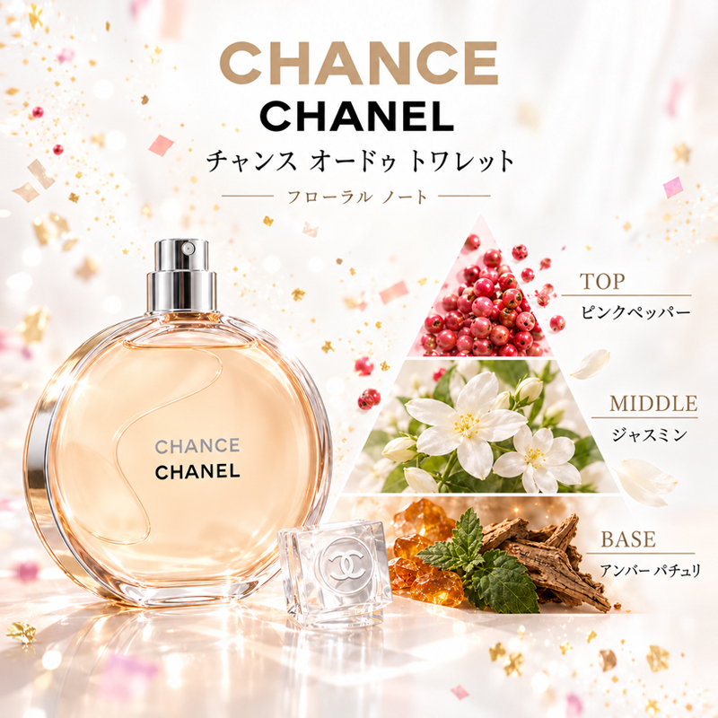 CHANEL シャネル　チャンス　オードトワレ　50ml CHANEL（シャネル） チャンス オードトワレ EDT 50ml 香水 レディース