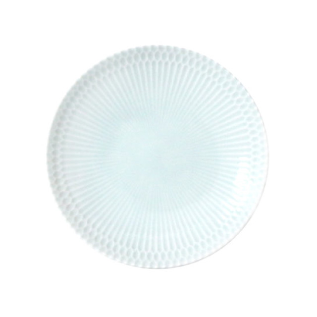 皿 20cm 2枚セット さざなみ 白 青白 ブルーグレー 選べる3カラー 小田陶器（M43701・M43702・M43703） キッチン、台所用品｜cosmo-style｜03