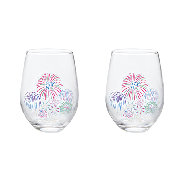 冷感 フリーグラス 桜 花火 紅葉 雪結晶 325ml ペア 選べる4種  （0100-014-00・0100-015-00・0100-020-00・0100-035-00） キッチン、台所用品 |  | 02