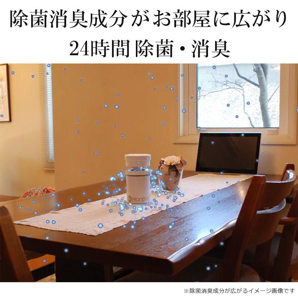次亜塩素酸 ジアフリー 除菌消臭器 モントロワ （専用塩1年分