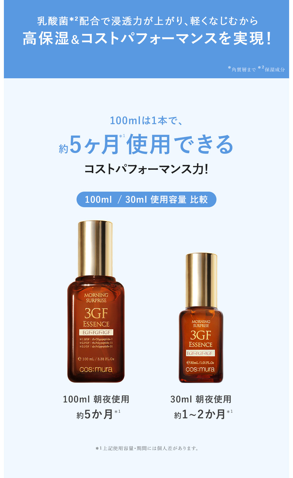 Amazon | 【cos:mura】公式販売店 [3GF エッセンス] 美容液