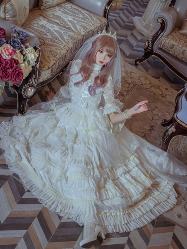 スウィートロリータオペランドドレスNeverland Ruffles花柄