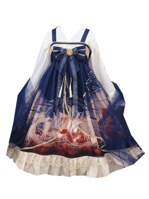 レディース ゴスロリ JSK 古風 仙女風 中華風 コスプレ 撮影 ドレス かわ 5980918426T_2.jpg
