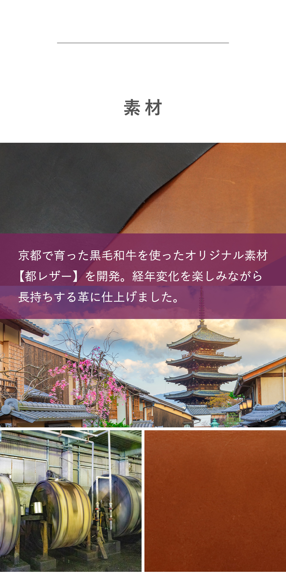 ミニ財布都レザー素材