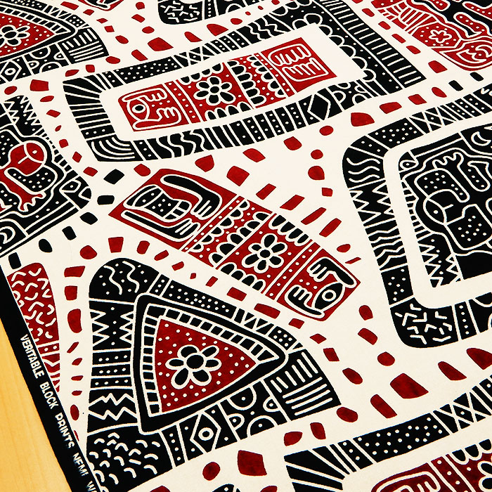 アフリカ 布 生地 アフリカンコットン ワックス加工 11939 布地 110cm