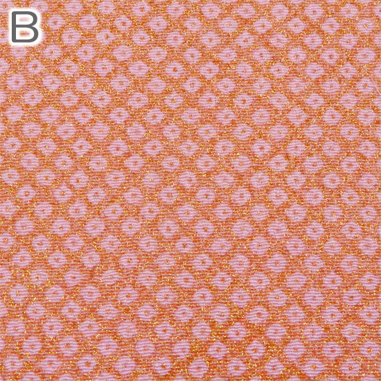 ちりめん生地 はぎれ 金彩 和柄 カットちりめん 鹿の子柄 金閣 かのこ