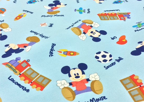 Disney（ディズニー） 生地 ミッキーマウス キャラクター オックス