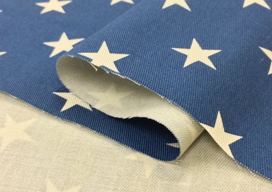 生地 星柄 布 綿 ツイルプリント 青 緑 系 子供 おしゃれ かわいい