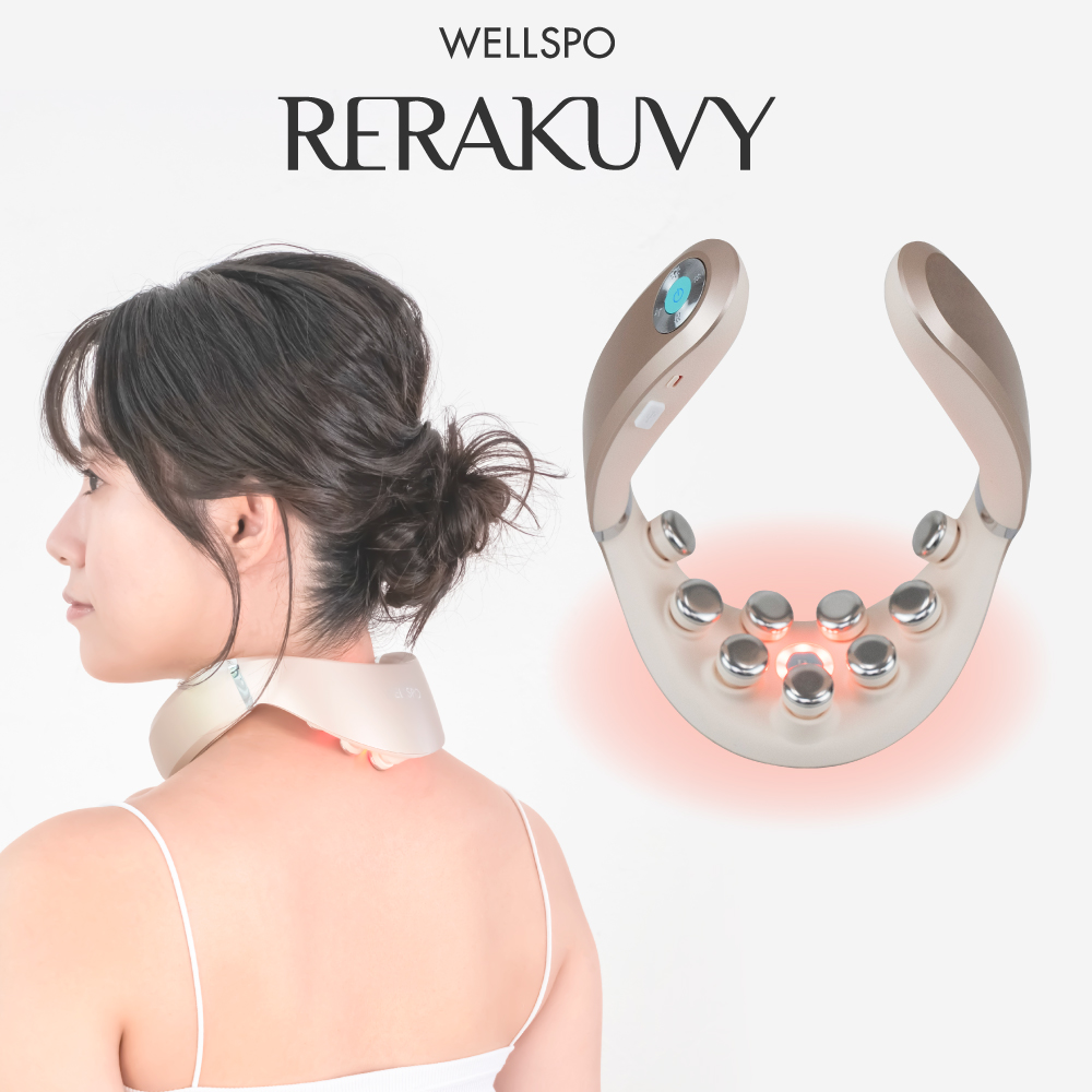 TV通販即完売】【最新首用EMS】リラクビー 首用 美姿勢 肩 温熱