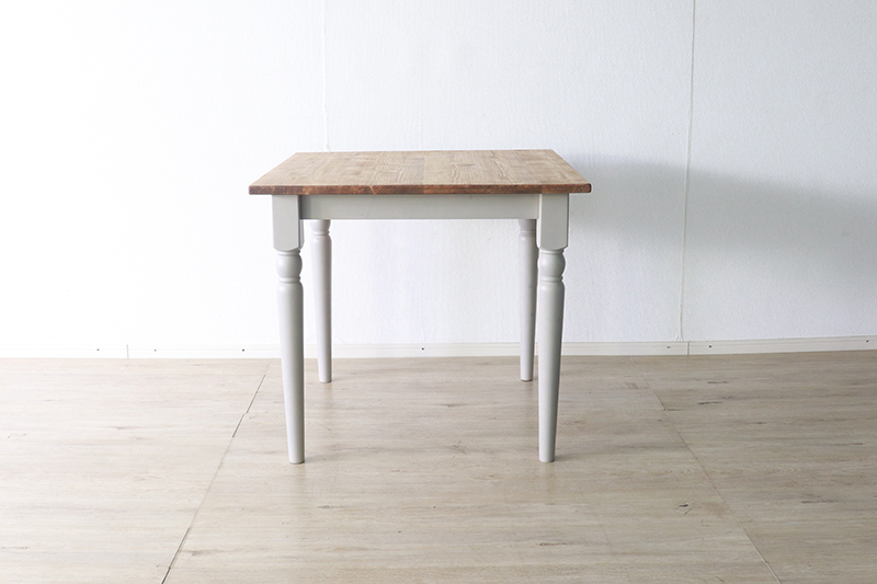 フレンチカントリー マルセイユ 80ダイニングテーブル バイカラー GY