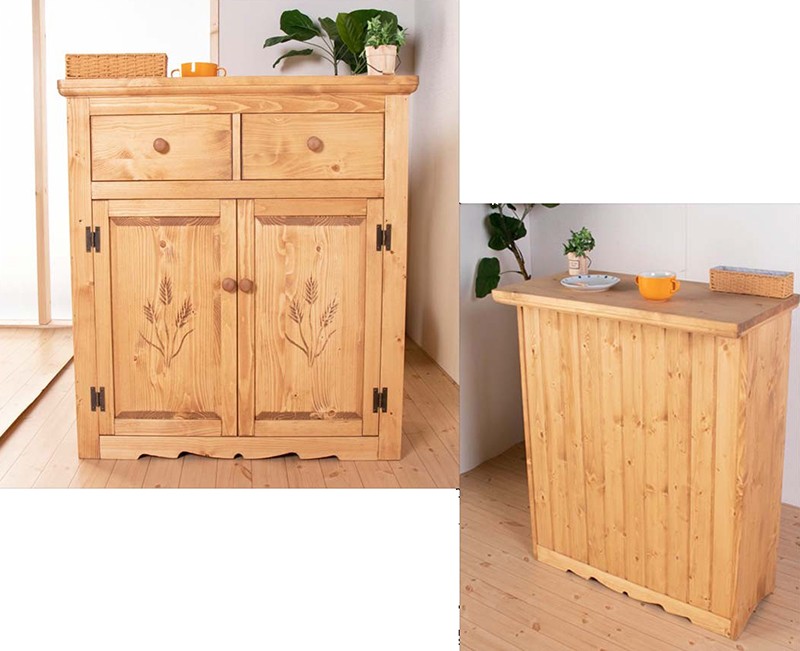 カントリー家具　アメリカンカントリー　ローテーブル　引き出し2杯　送料無料 カントリー家具 アメリカンカントリー ローテーブル 引き出し2杯