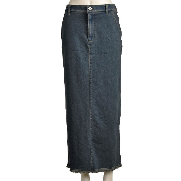 ayane アヤン デニム ペンシル スカート ロング ウエストゴム