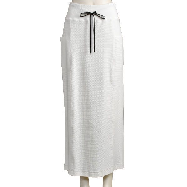 ayane アヤン ペンシル スカート ロング ストレッチ ホワイト 白