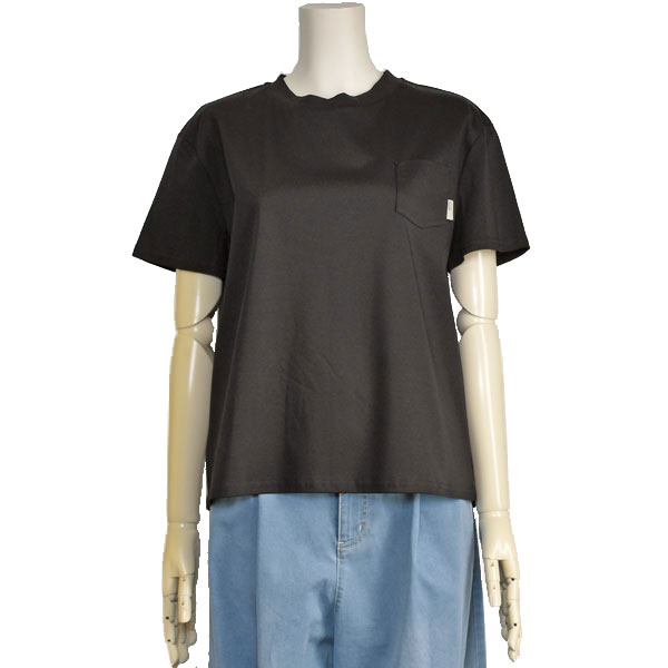 アヤン tシャツ カットソー レディース 半袖 コンパクト ホワイト 白 ブラック 黒 40代 50代 ayane アヤン tシャツ カットソー レディース 半袖 コンパクト