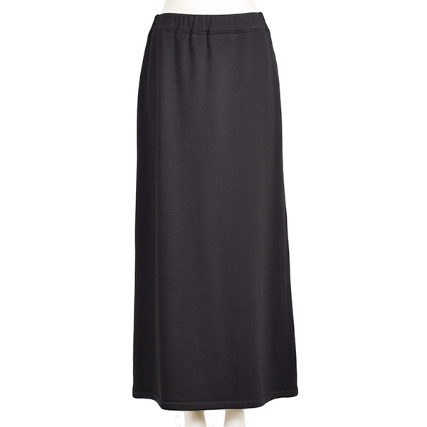 Cafune（カフネ） 裏起毛 バックフレア スカート ロング ウエストゴム