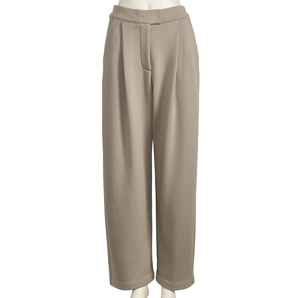 PASSIONE（パシオーネ） 裏起毛 ワイド パンツ レディース ウエスト