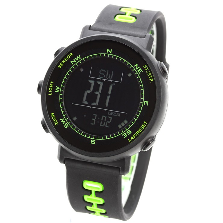 腕時計 メンズ デジタル 時計 スイス製センサー 温度計 コンパス 気圧計 高度計 アウトドア キャンプ 登山｜courage｜03