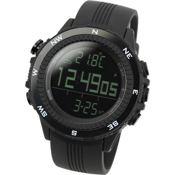 腕時計 メンズ デジタル 時計 温度計 コンパス 気圧計 高度計 アウトドア キャンプ 登山用 Lad004 腕時計 バッグ ブランド雑貨 E Mix 通販 Yahoo ショッピング