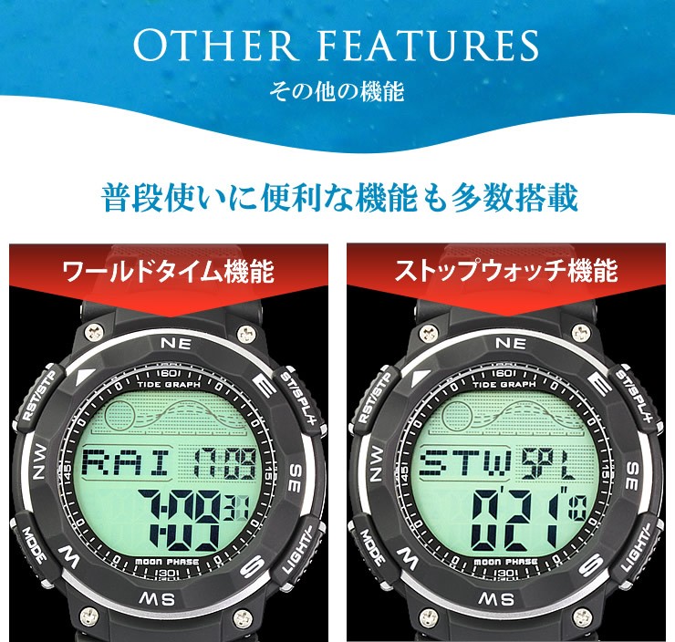 タイドグラフ腕時計