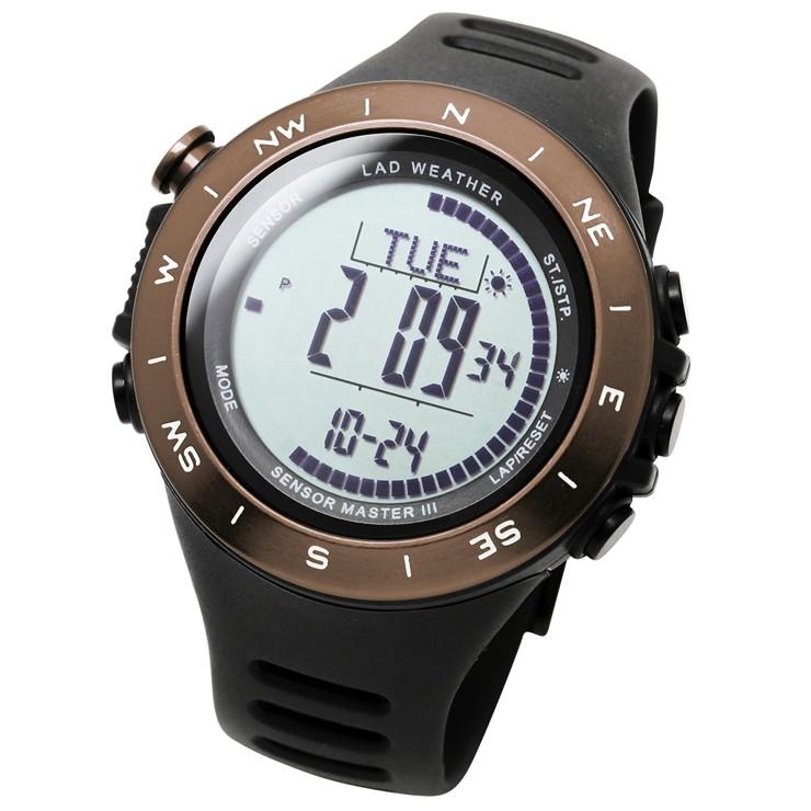 腕時計 メンズ ドイツ製センサー デジタル 時計 登山 アウトドア 100m防水｜courage｜12