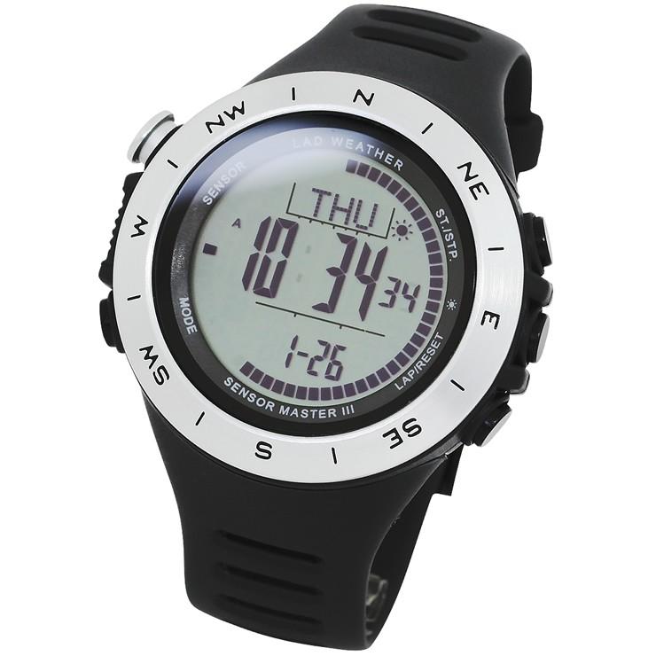 腕時計 メンズ ドイツ製センサー デジタル 時計 登山 アウトドア 100m防水｜courage｜04