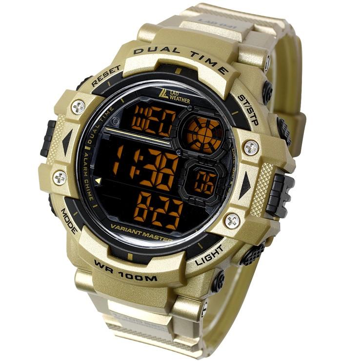デジタル腕時計 メンズ ミリタリーウォッチ 100m防水 :lad041:LAD WEATHER ラドウェザー 公式 - 通販 -  Yahoo!ショッピング