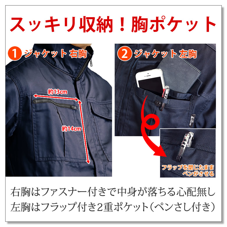 作業着　現場職ジャケットLサイズ2着LLサイズ2着 ladjacket022-007.jpg