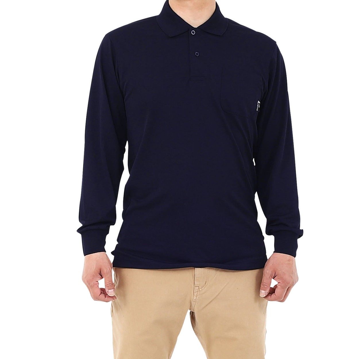 【値下げ】COMFORTABLE REASON ブラウン長袖ポロシャツ L COMFORTABLE REASON - Apple Butter Store