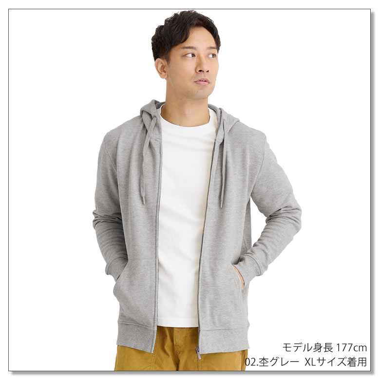 LAD WEATHER パーカー メンズ レディース 裏起毛で暖かい 綿100