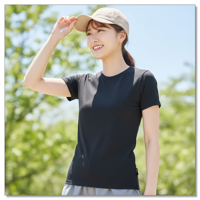 LAD WEATHER（ラドウェザー） Tシャツ 半袖 メンズ レディース 接触冷