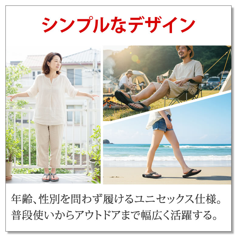 LAD WEATHER サンダル メンズ レディース 歩きやすい リカバリー