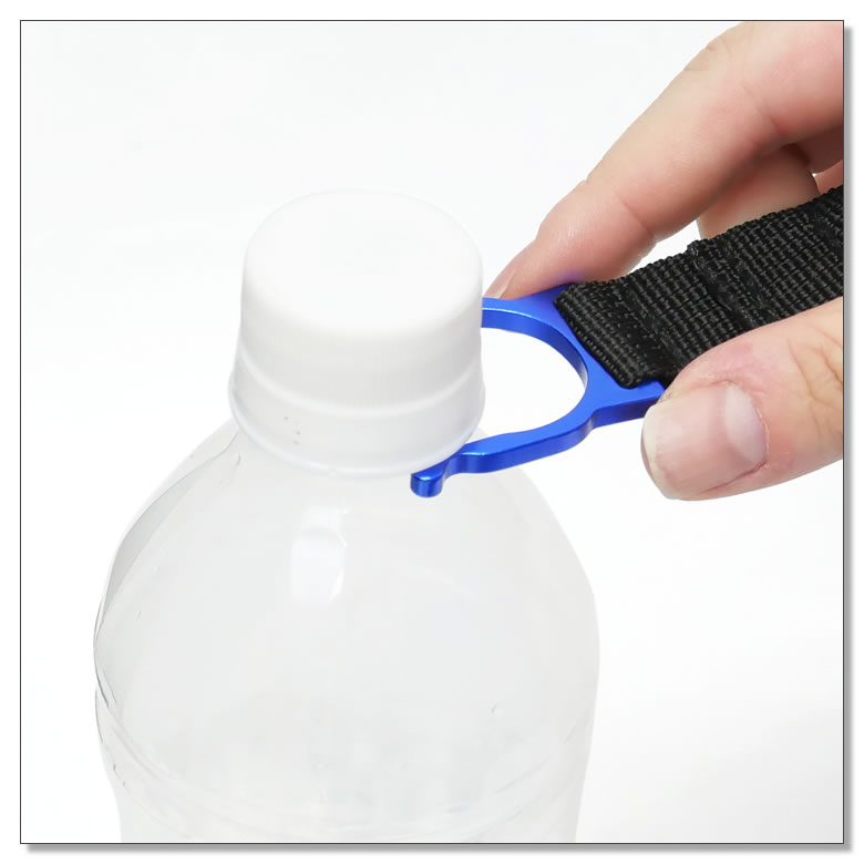 カラビナ付き ボトルホルダー ペットボトル ドリンクホルダー キャンプ