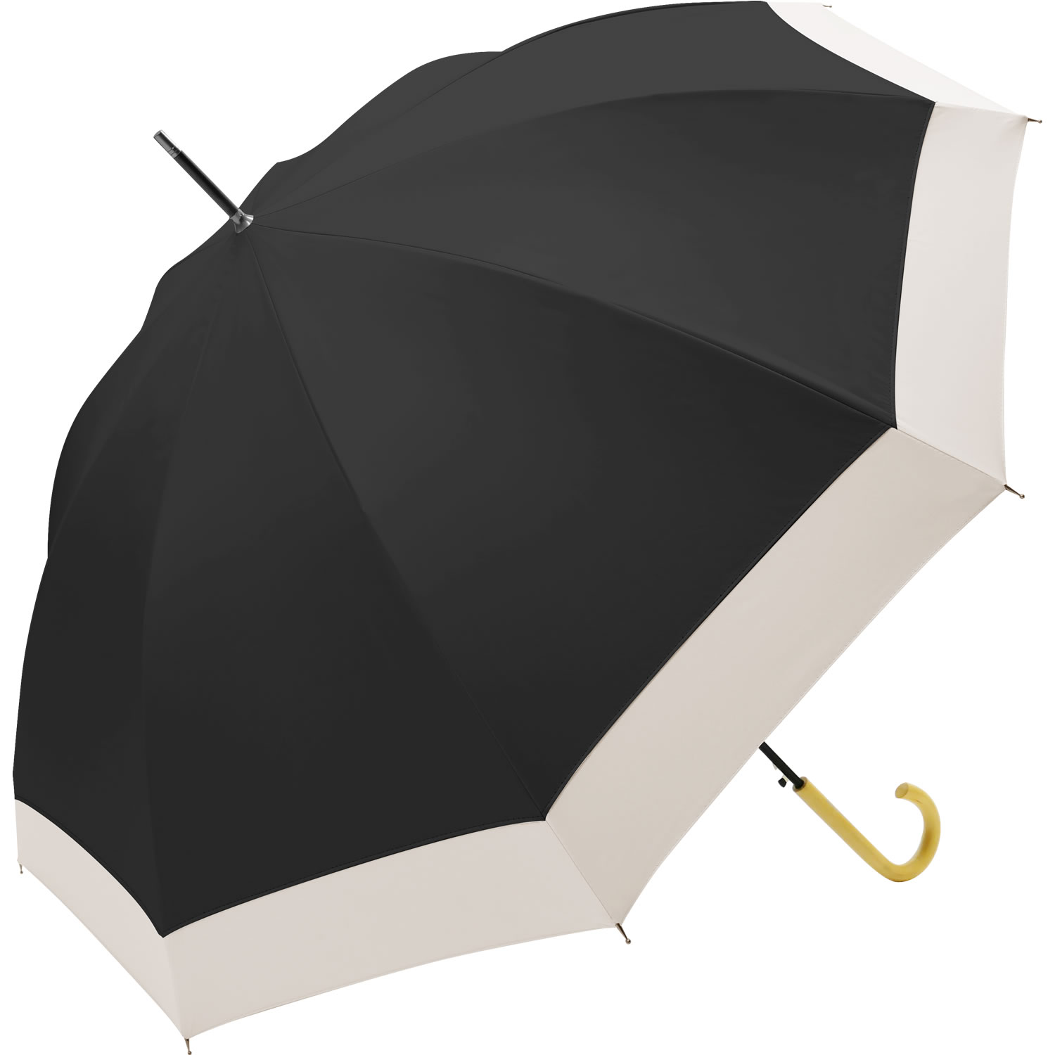 日傘 完全遮光 長傘 晴雨兼用 10本骨 ブラックコーティングで反射光も遮断 大きい107cm uvカット 100 遮光 レディース 雨傘 おしゃれ  軽量 紫外線対策 グッズ