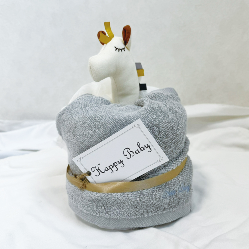 yuyu様　おむつケーキ　くすみカラー　オムツケーキ　出産祝い　名入れカトラリー Amazon.co.jp: おむつケーキ 出産祝い くすみカラー