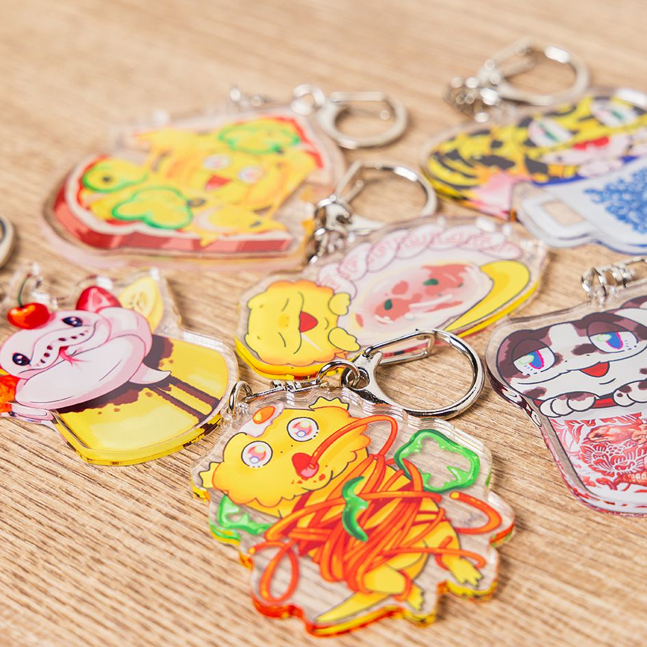 キーホルダー こばぶちゃん 爬虫類グッズ トカゲ おしゃれ アクリル