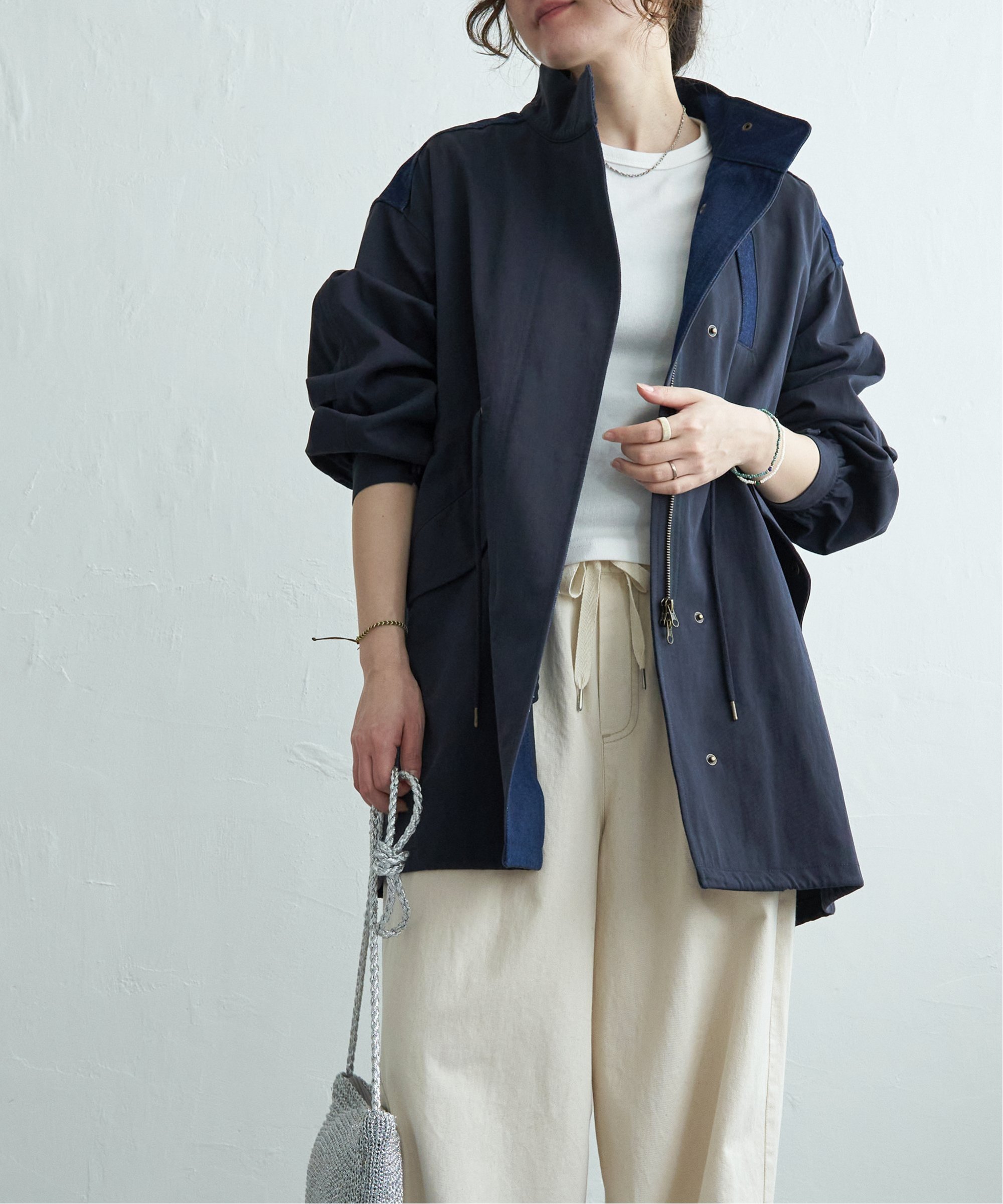 LBC（エルビーシー） デニム切り替えモッズコート : COX-ONLINE SHOP
